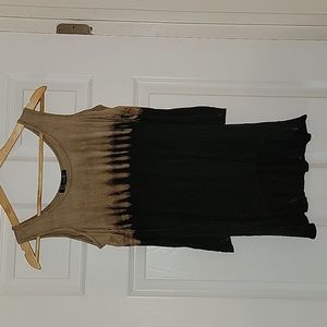 NEW Urban X small tye dye shirt small cold shoulder